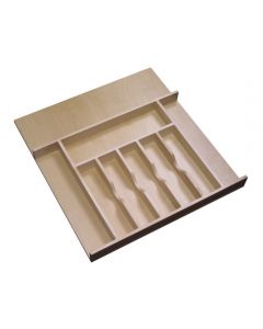 Cutlery Tray Insert- 2.375\" Natural Wood Maple