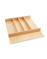 Trimable Wood Utility Tray Insert 18.5\" x22\" x 2-3/8\" Natural Maple