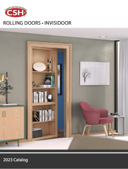 2023 Rolling Doors and Invisidoor cover page