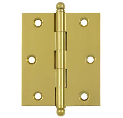 Solid Brass Hinges & Finials