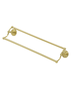 24'' Double Towel Bar, R-Series, Polished Brass